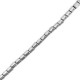 Hematite Perlen Tube 1.5mm Silver